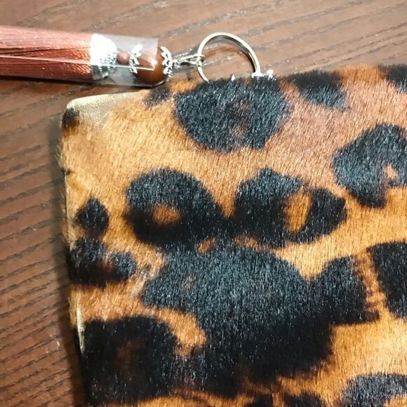 ANTONIO MELANI pony hair and leather clutch - Picture 4 of 9